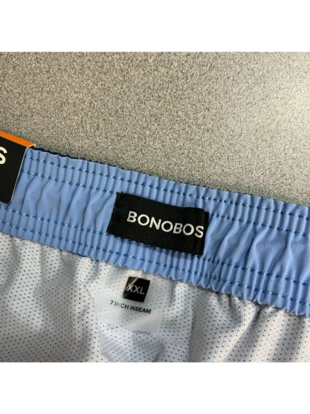 NWT Bonobos Men's XXL Swim Shorts Dark Blue Fish Printed Lined
